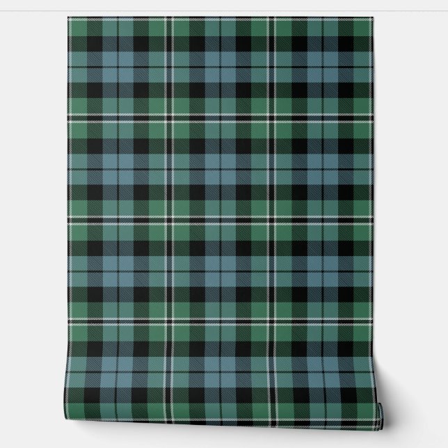 Melville Tartan Plaid Scottish Clan Wallpaper (Unrolling)