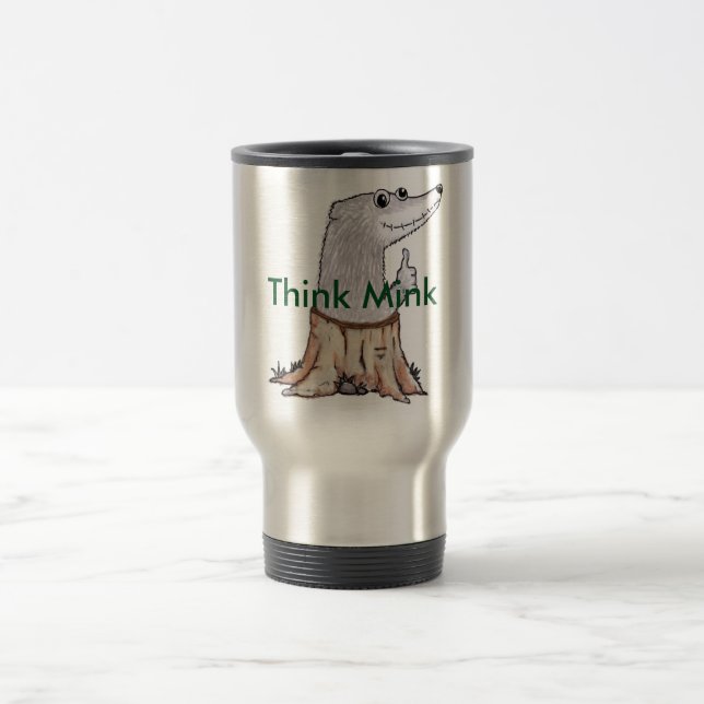 Melvin T. Mink travel mug (Center)