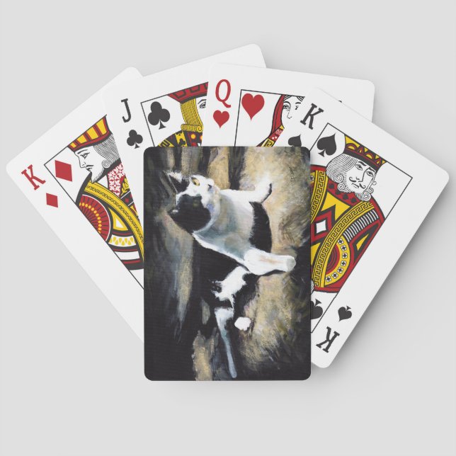 Melvin the Cat Fine Art  Playing Cards (Back)