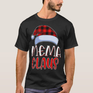 Mema Claus Santa Family Matching Christmas Pyjamas T-Shirt