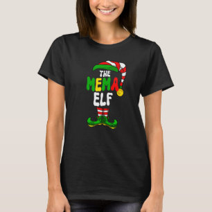 Mema Elf Pajama Matching Group Christmas Holiday G T-Shirt