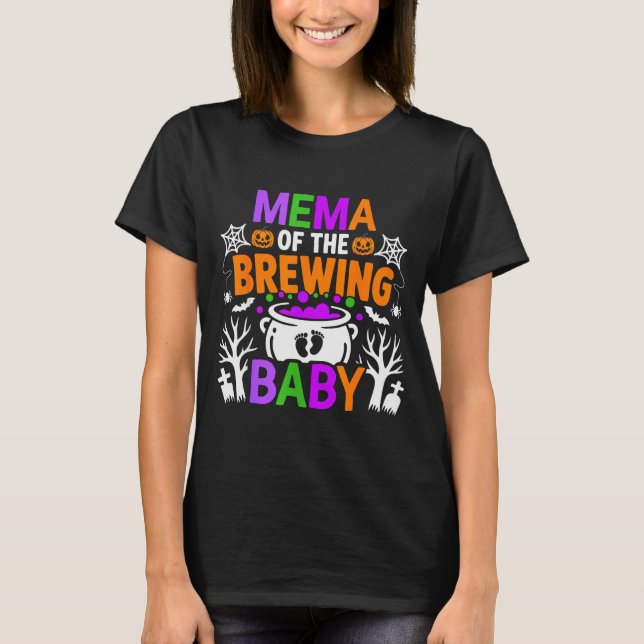 Mema Of The Brewing Baby Halloween Costume  T-Shirt (Front)