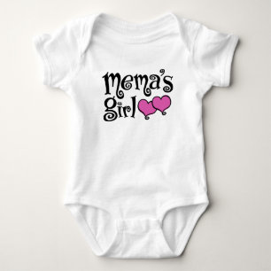 Mema’s Girl Baby Bodysuit