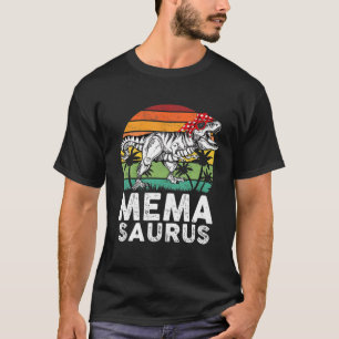 Memasaurus Funny T Rex Dinosaur Mema Saurus Family T-Shirt