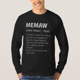 Memaw Definition Funny Grandma T-Shirt