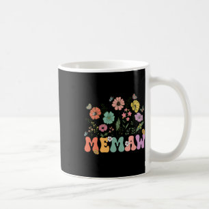 Memaw Mothers Day For Grandma Wildflower Floral Wo Coffee Mug