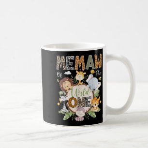 Memaw Of The Wild One 1st Birthday Jungle Safari A Coffee Mug