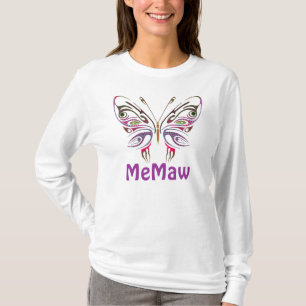 MeMaw Personalised Butterfly T-Shirt