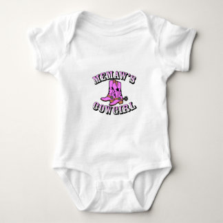 Memaw's Cowgirl Baby Bodysuit