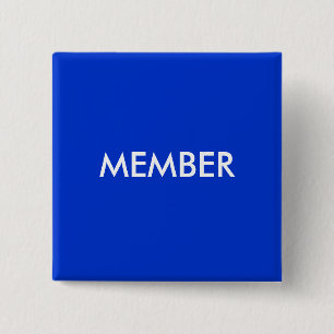 MEMBER 15 CM SQUARE BADGE