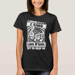 Member Girl Choirmaster Singer Choir Singing T-Shirt