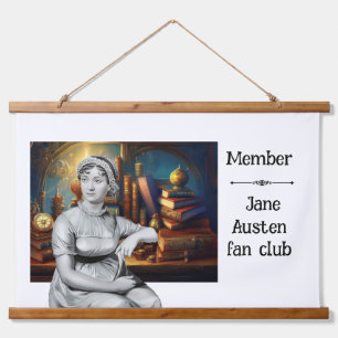Member Jane Austin fan club Hanging Tapestry