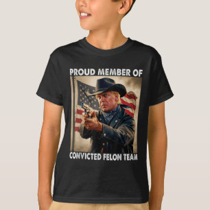 Member Of Convicted Felon Team Donald Trump 2024  T-Shirt