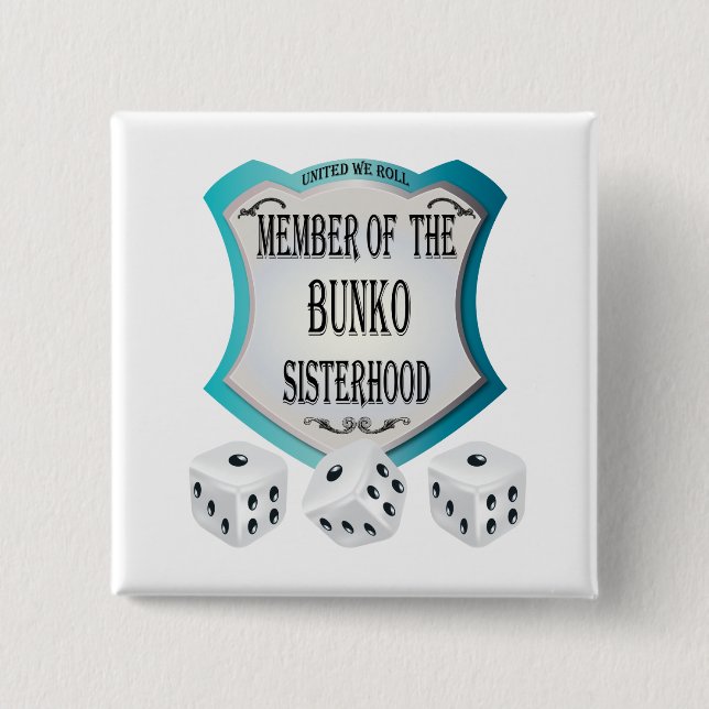 Member of the Bunko Sisterhood 15 Cm Square Badge (Front)