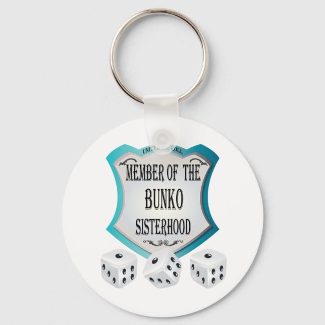 Member of the Bunko Sisterhood Key Ring (Front)