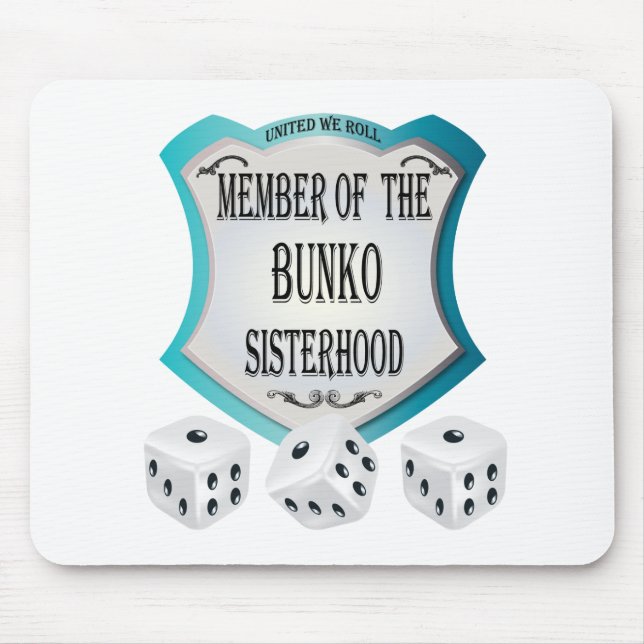 Member of the Bunko Sisterhood Mouse Mat (Front)
