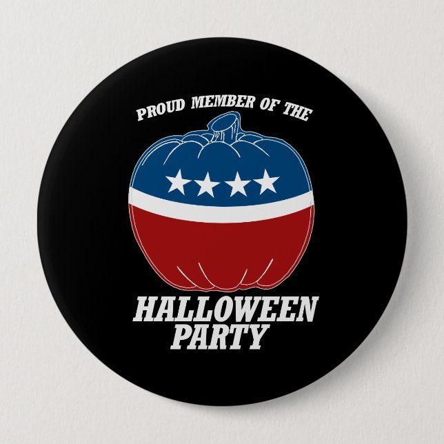 Member of the Halloween Party -.png 10 Cm Round Badge (Front)