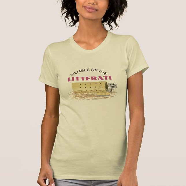 "Member of the Litterati" Barn Hunt tee (Front)