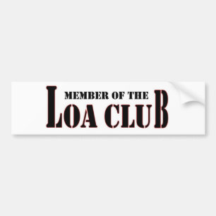 Member of the LOA Club Bumper Sticker