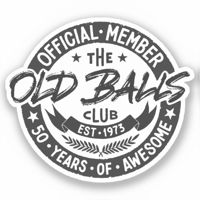 Member of the old balls club (Front)