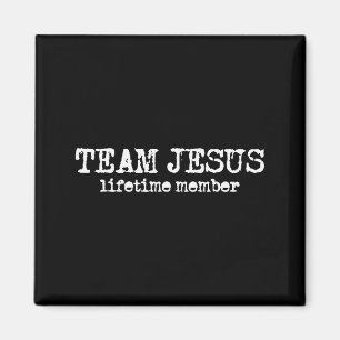 Member Team Jesus Minimalist Faith Bible Christian Magnet