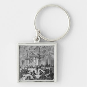 Members of the Commune in session Key Ring