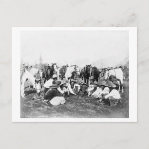 Members of the Pawnee Bill's Wild West Show Postcard