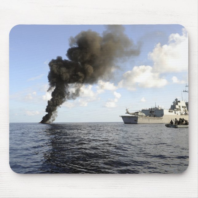 Members of the US Coast Guard Mouse Mat (Front)