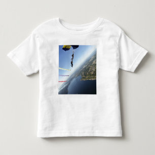 Members of the US Navy Parachute Team Toddler T-Shirt