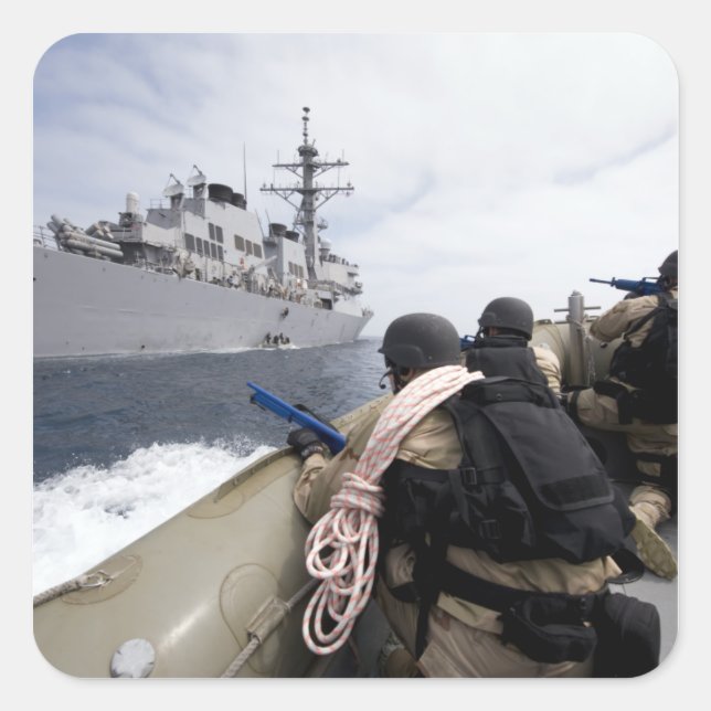 Members of the visit, board, search square sticker (Front)