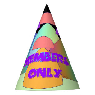 Members Only  Party Hat