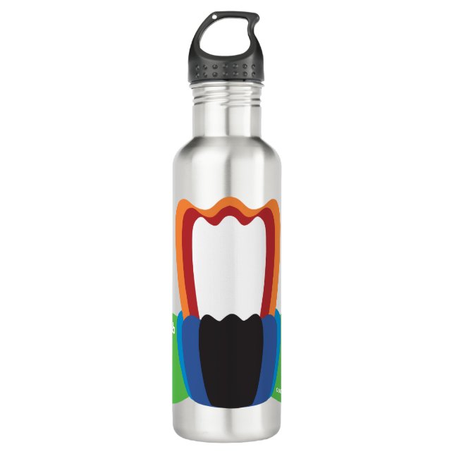 Membrane Protein Pexagon Water Bottle (Front)