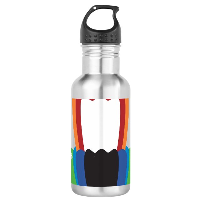 Membrane Protein Pexagon Water Bottle (Front)