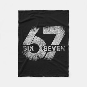Meme 67 Six Seven Fleece Blanket