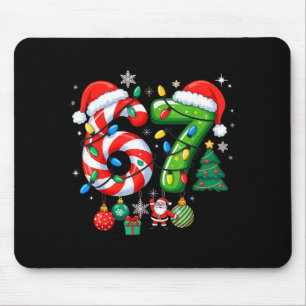Meme 6 7 Christmas Matching Outfit Six Seven Trend Mouse Mat
