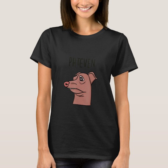 Meme Dog Phteven Funny Dog T-Shirt (Front)