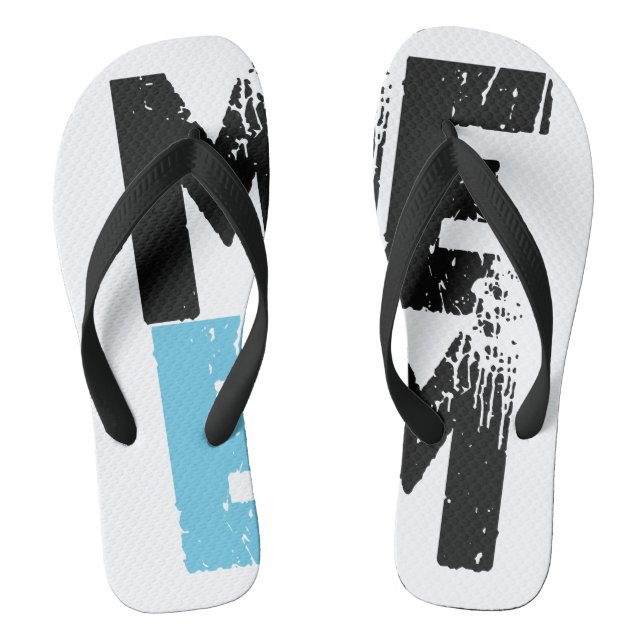 meme flip flops (Footbed)