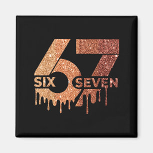 Meme Funny 6 7 Six Seven Black History Month Men W Magnet