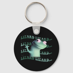 Meme Funny Weirdcore Animal Women Men Lizard Lizar Key Ring