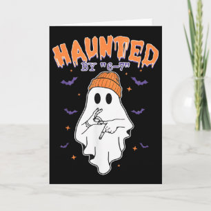 Meme Halloween Haunted  Card