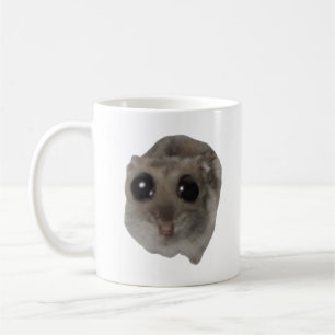 meme, hamster, hamster meme, sad hamster, funny coffee mug
