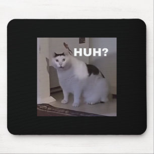 Meme Huh Cat Mouse Mat