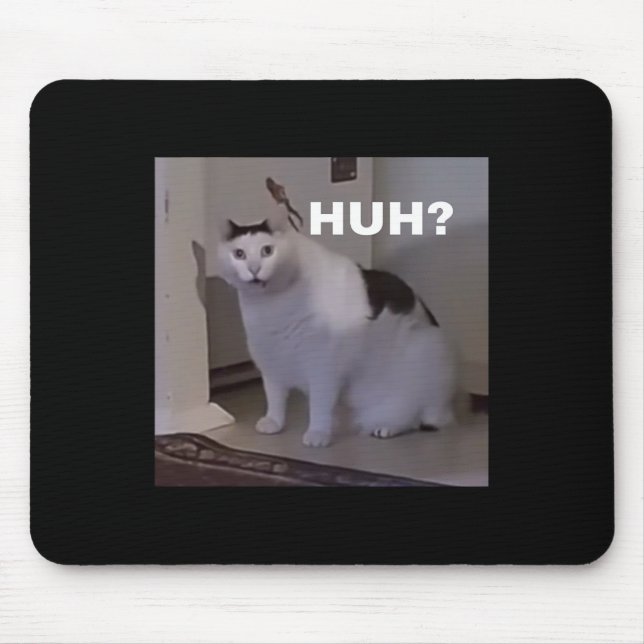 Meme Huh Cat  Mouse Mat (Front)
