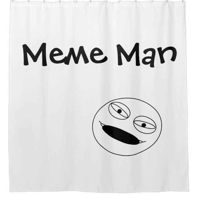 Meme Man - Shower Curtain (Front)