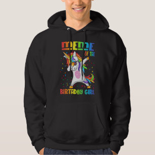 Meme Of The Birthday Girl Dabbing Unicorn Birthday Hoodie