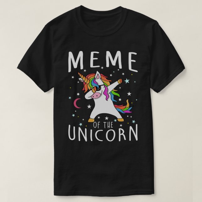 MEME Of The Unicorn  T-Shirt (Design Front)