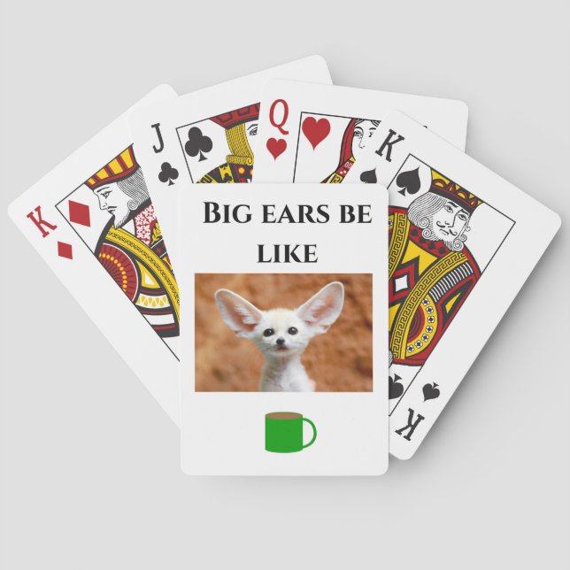 meme playing cards to give everybody un see (Back)