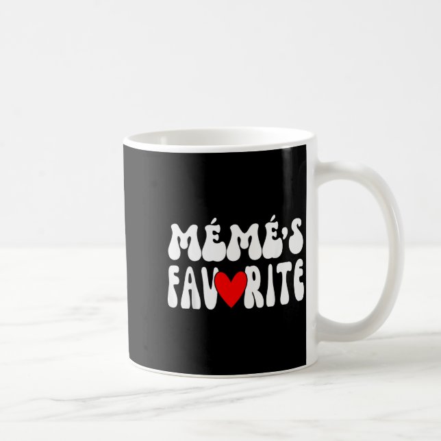 MÉmÉ’s Favorite Funny Grandparent Granhild Humor  Coffee Mug (Right)