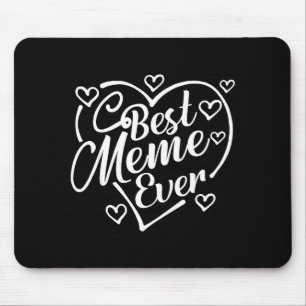 Meme shirt funny heart shape grandma mother's day mouse mat