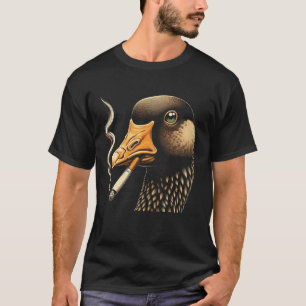 Meme Smoking Goose Stares You Down With Rebellious T-Shirt